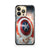 captain america shield ice iPhone 14 Pro Case Cover