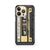 cassette mix tape gold iPhone 14 Pro Case Cover