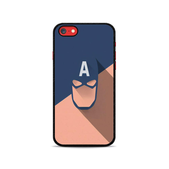 Captain America Minimalist iPhone SE 2020 2D Case - XPERFACE