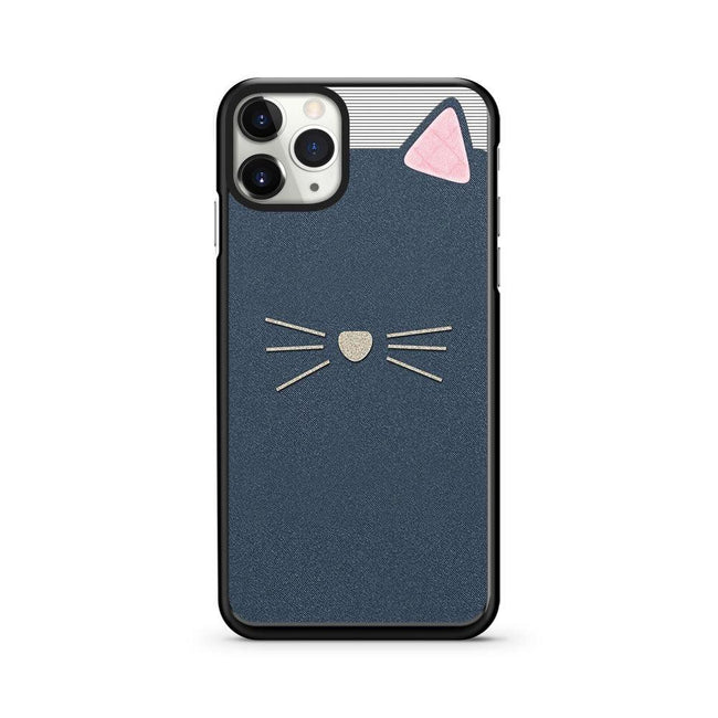 Cat Wallpaper Navy iPhone 11 Pro 2D Case - XPERFACE