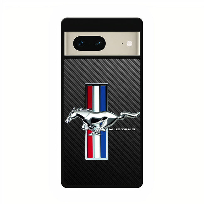 ford mustang gt carbon logo google pixel 7 case cover