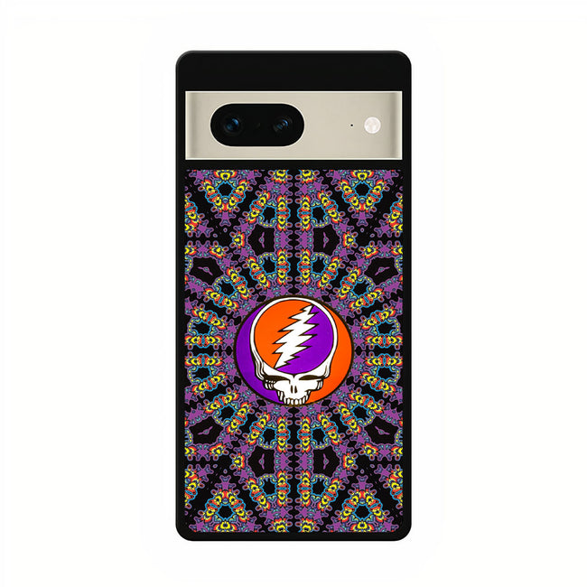 grateful dead purple logo google pixel 7 case cover