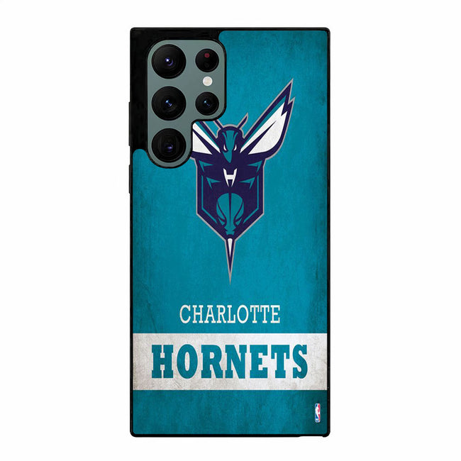 Blue White Charlotte Hornets Samsung Galaxy S23 Ultra | Samsung Galaxy S24 Ultra case cover