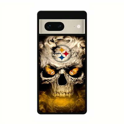 green bay packers skull 1 google pixel 7 case cover