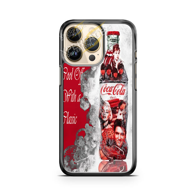 coca cola beatles-monroe iPhone 14 Pro Case Cover