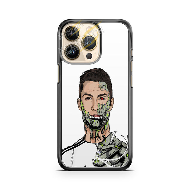 cristiano ronaldo-real madrid robot iPhone 14 Pro Case Cover