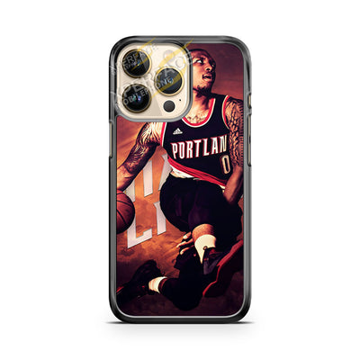 damian lillard slamdunk iPhone 14 Pro Case Cover