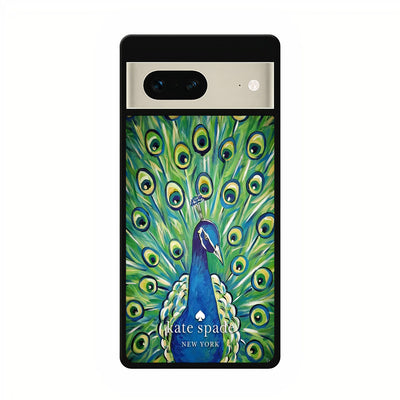 kate spade art peacock 2 google pixel 7 case cover