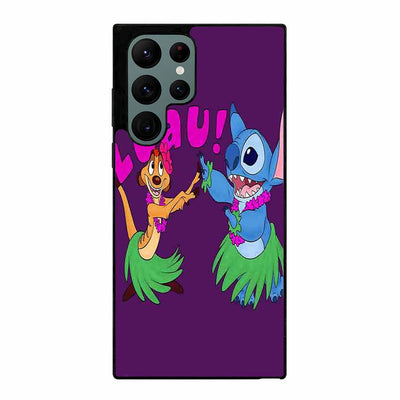 luau timon silhouette and stitch disney Samsung Galaxy S23 Ultra | Samsung Galaxy S24 Ultra case cover