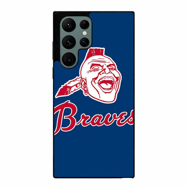 BRAVES BASEBALL LOGO BLUE Samsung Galaxy S23 Ultra | Samsung Galaxy S24 Ultra case cover