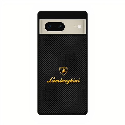 lamborghini logo carbon google pixel 7 case cover