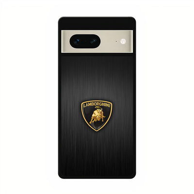 lamborghini metal logo google pixel 7 case cover