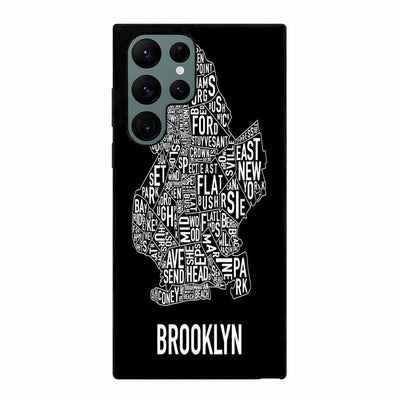 brooklyn city black Samsung Galaxy S23 Ultra | Samsung Galaxy S24 Ultra case cover