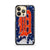 detroit tigers blue texture iPhone 14 Pro Case Cover