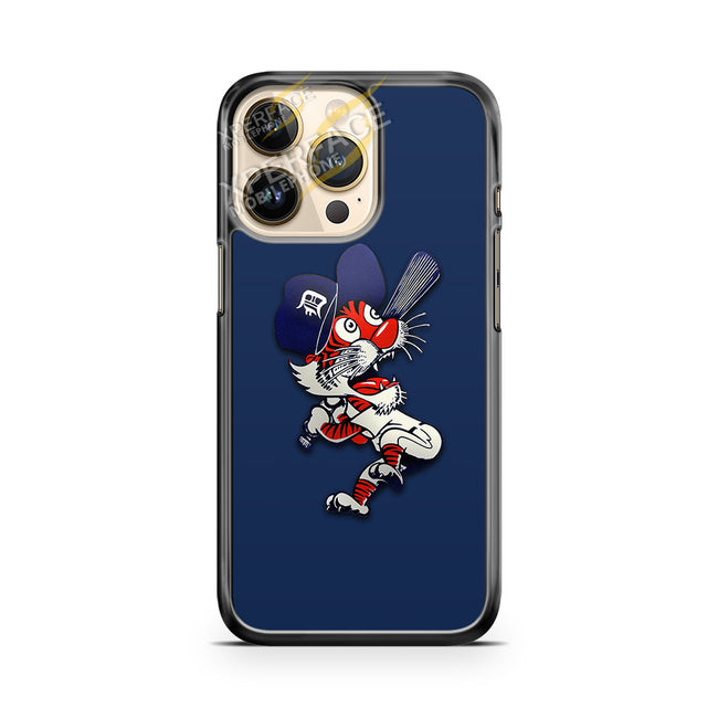 detroit tigers cartoon iPhone 14 Pro Case Cover