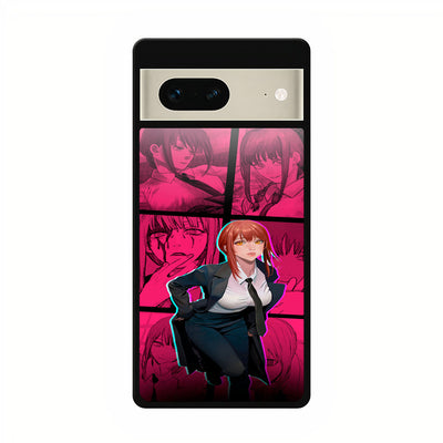 makima chainsaw anime google pixel 7 case cover