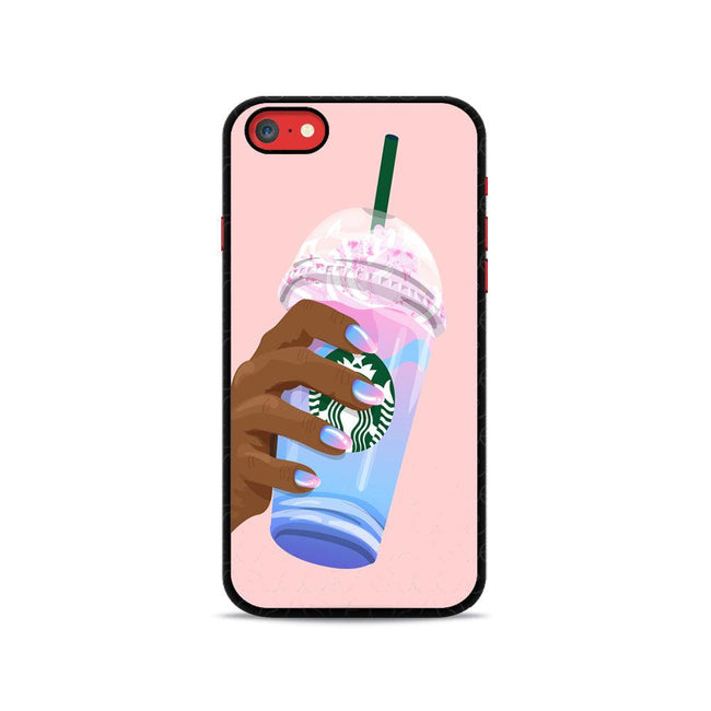 Draw A Starbucks Frappuccino iPhone SE 2020 2D Case - XPERFACE