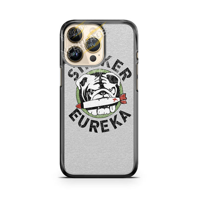 distrssed striker eureka logo iPhone 14 Pro Case Cover