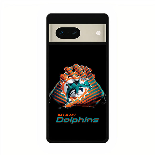 miami dolphins nfl logo 2 google pixel 7 case cover