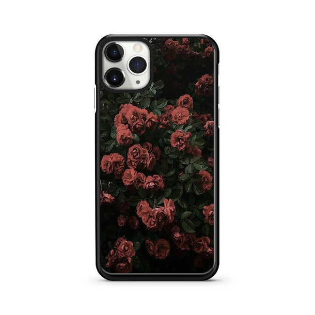 Flower Dark Red iPhone 11 Pro Max 2D Case - XPERFACE