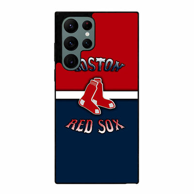 red sox baseball white stripe Samsung Galaxy S23 Ultra | Samsung Galaxy S24 Ultra case cover