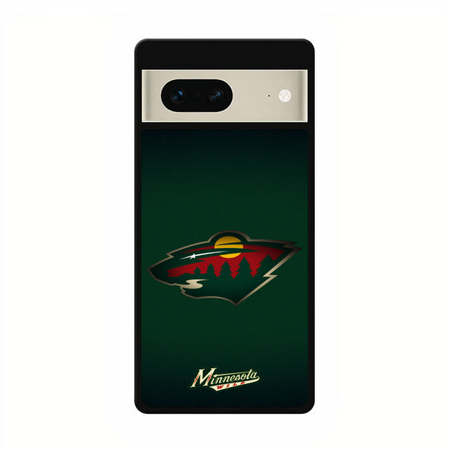 minnesota wild nhl logo 3 google pixel 7 case cover