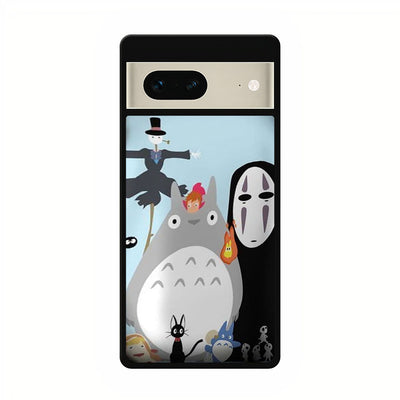 my neighbor totoro & friends google pixel 7 case cover