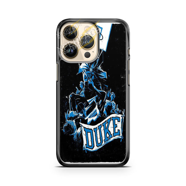 duke blue devils radial bkg iPhone 14 Pro Case Cover