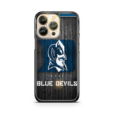 duke blue devils wood iPhone 14 Pro Case Cover