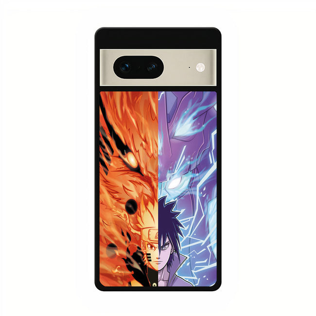 naruto vs sasuke anime google pixel 7 case cover