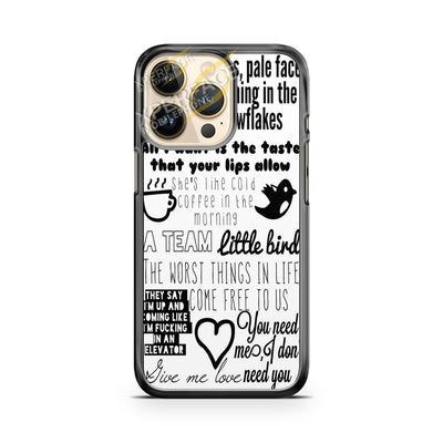 ed sheeran rainbow lyrics iPhone 14 Pro Case Cover