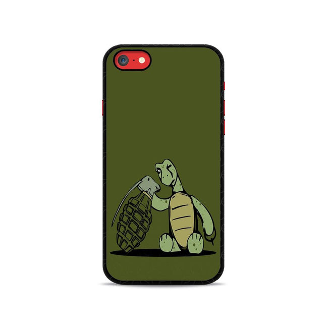Funny Turtle iPhone SE 2020 2D Case - XPERFACE