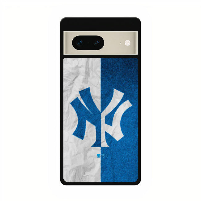 new york yankees blue white google pixel 7 case cover