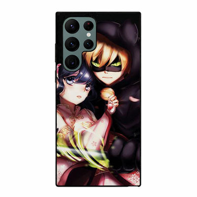 Chat Noir and Marinette Kiss Samsung Galaxy S23 Ultra | Samsung Galaxy S24 Ultra case cover