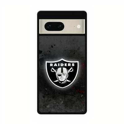 oakland raiders black google pixel 7 case cover