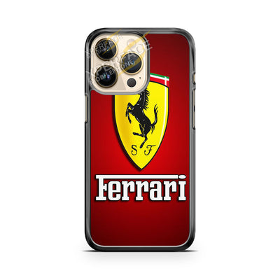 ferrari auto red logo iPhone 14 Pro Case Cover