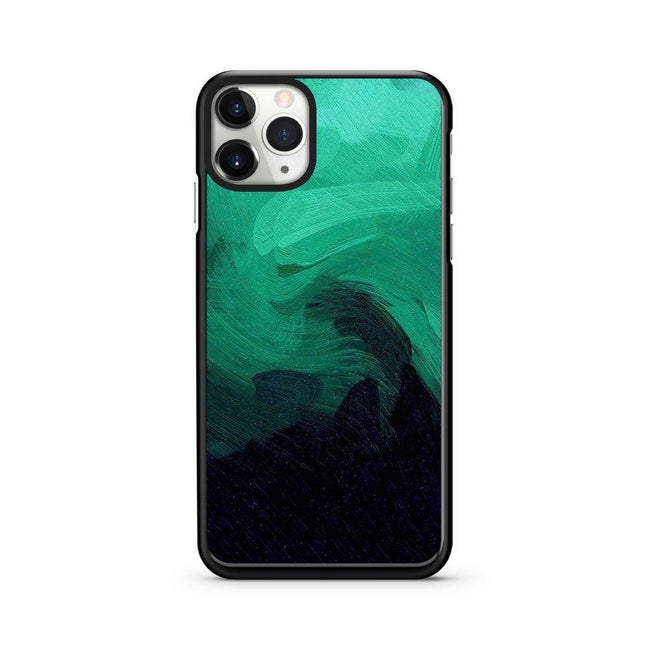 Green Black Abstract iPhone 11 Pro 2D Case - XPERFACE