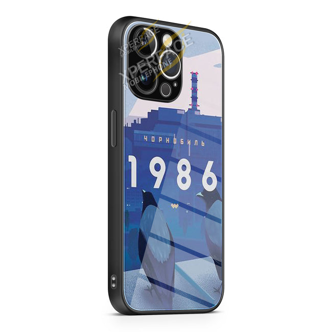Chernobyl 1986 iPhone 15 | iPhone 15 Plus | iPhone 15 Pro | iPhone 15 Pro Max Glass Case cover