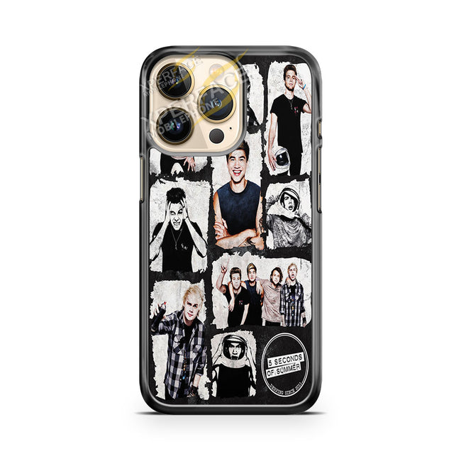 five seconds of summer grid photos iPhone 14 Pro Case Cover