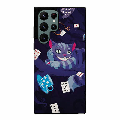 Cheshire Cat Cards Samsung Galaxy S23 Ultra | Samsung Galaxy S24 Ultra case cover