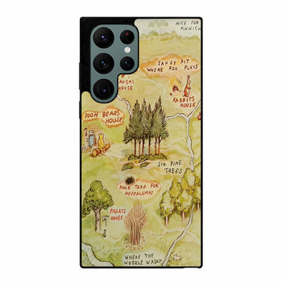 winnie the pooh hundred acre woods map Samsung Galaxy S23 Ultra | Samsung Galaxy S24 Ultra case cover