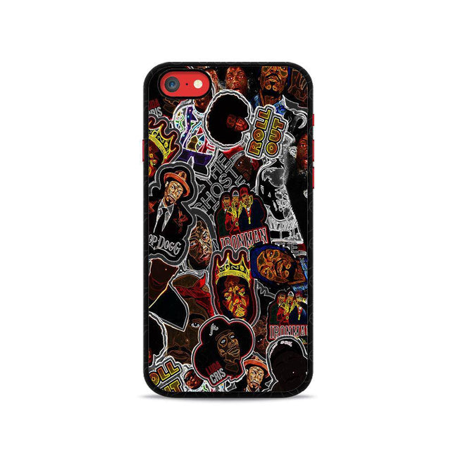 Hip Hop Sticker Bomb iPhone SE 2020 2D Case - XPERFACE