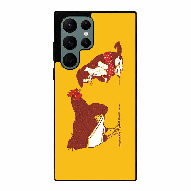 Chicken and Cat 1 Samsung Galaxy S23 Ultra | Samsung Galaxy S24 Ultra case cover