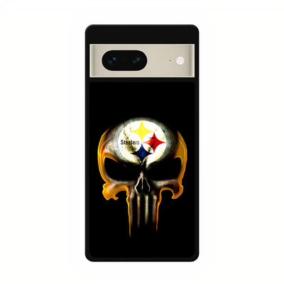 pittsburgh steelers skull 1 google pixel 7 case cover