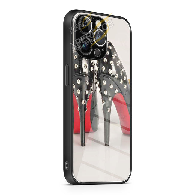 Christian Louboutin Red Bottom Heels iPhone 15 | iPhone 15 Plus | iPhone 15 Pro | iPhone 15 Pro Max Glass Case cover