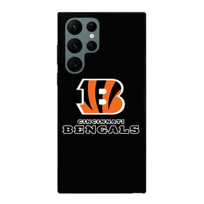 CINCINNATI BENGALS BLACK Samsung Galaxy S23 Ultra case cover