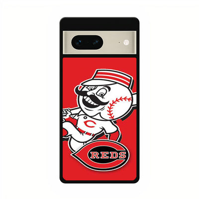 Cincinnati Reds mustache guy red google pixel 7 case cover