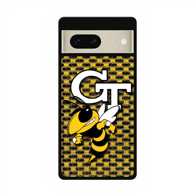 georgia tech bkg pattern logo google pixel 7 | pixel 8 | pixel 9 case