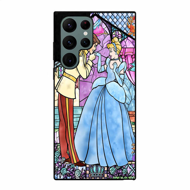 Cinderella Stained Glass 3 Samsung Galaxy S23 Ultra case cover