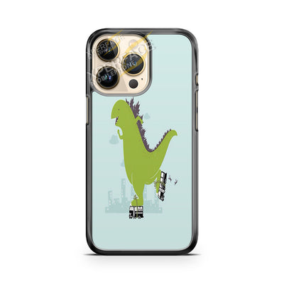 godzilla rollerskates iPhone 14 Pro Case Cover